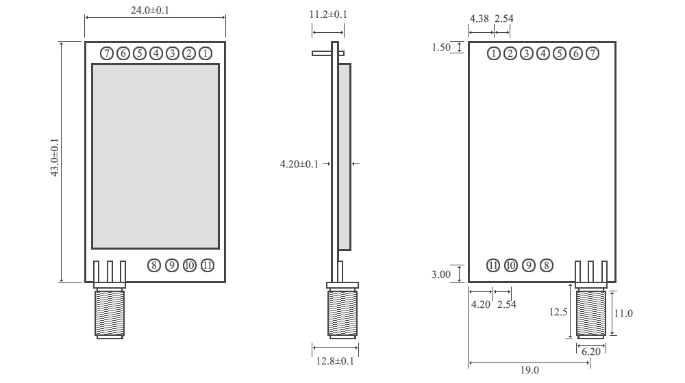 e32 433T30d pin yapısı